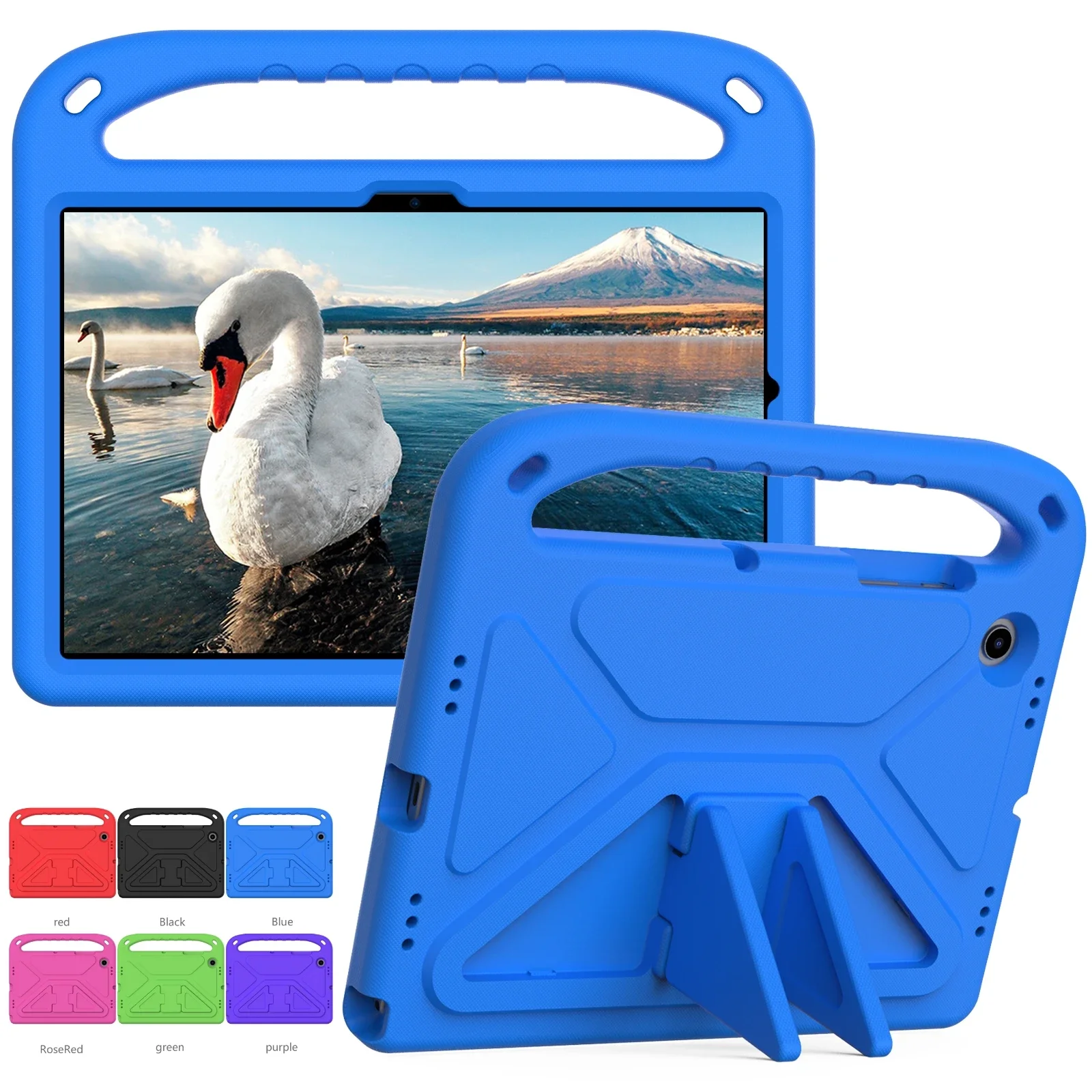 Фото Детский чехол-подставка из ЭВА для Samsung Galaxy Tab A9 Plus A8 10,5 SM-X200 X205 X207 S6 lite 10,4 P613 P619 A7 lite 8,7 T220 T500 Cover №1