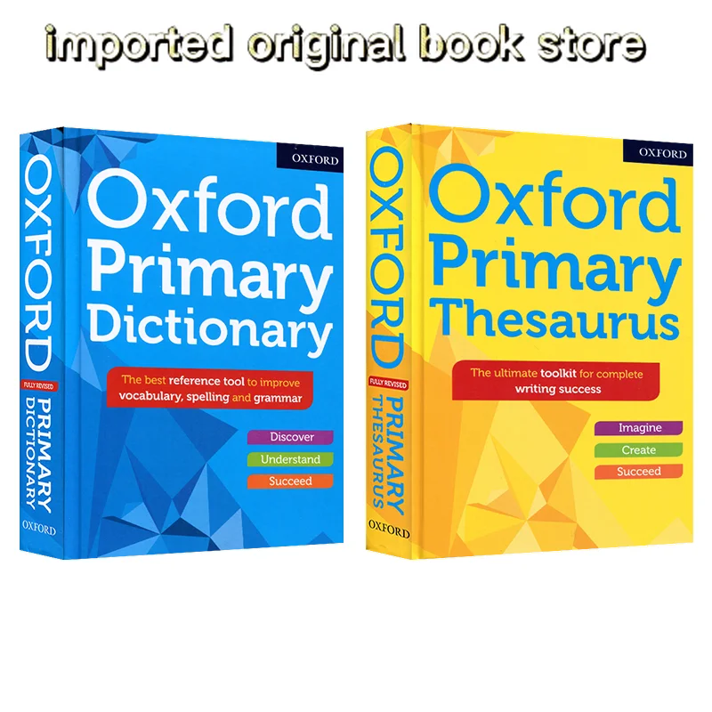 

Oxford Primary Dictionary,Oxford Primary Thesaurus English Original Imported Vocabulary Reference Book Teaching Aids