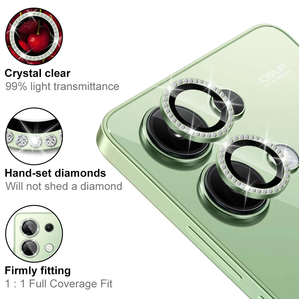 Блестящий протектор объектива камеры для Xiaomi X6 9H Закаленное стекло Защитная