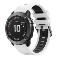 silicone watchband for garmin fenix 6x 6 pro watch quick release easy fit wrist band strap for fenix5 5s plus 3hr fenix6