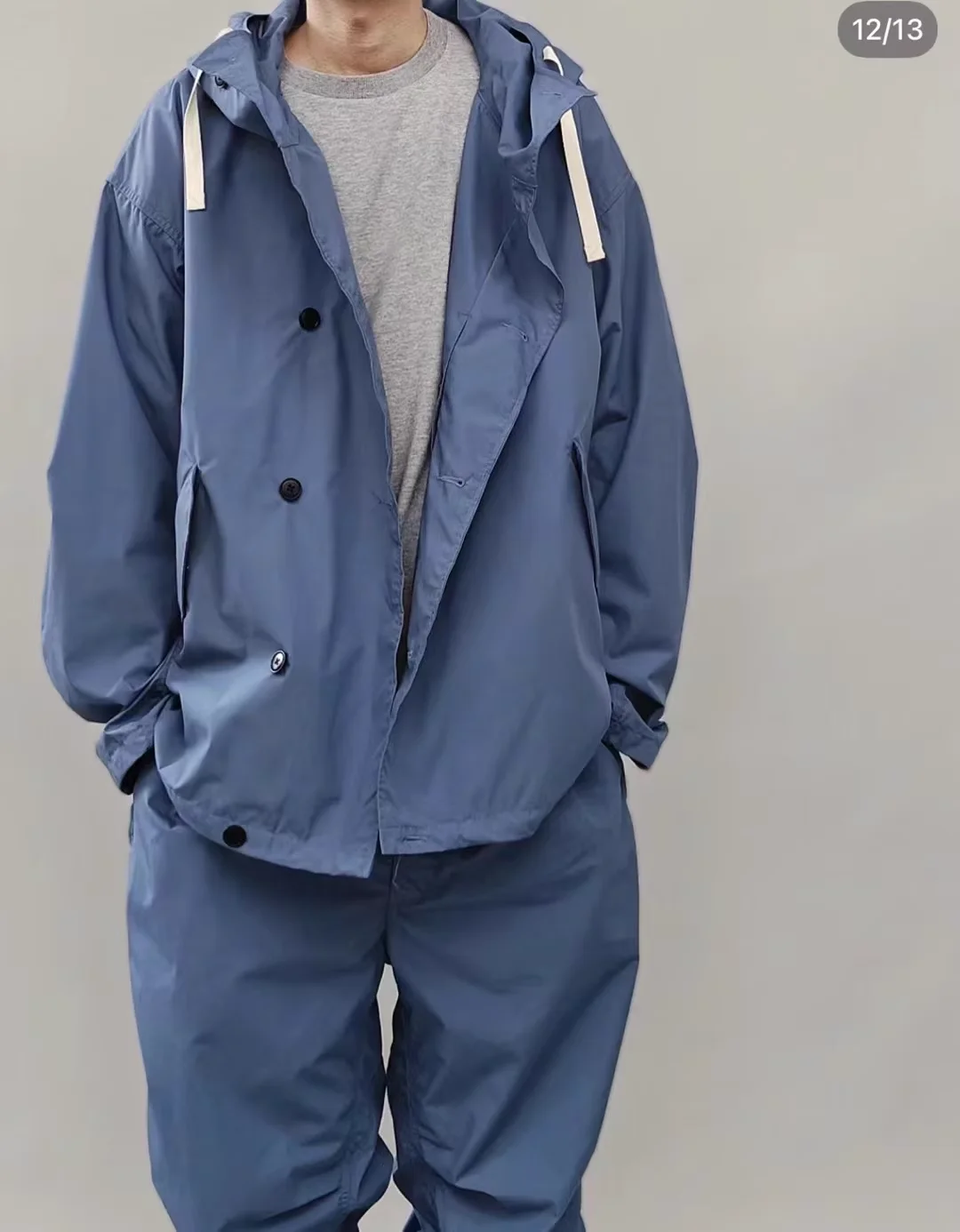 NANAMICA японская уличная функциональная ветрозащитная свободная куртка с