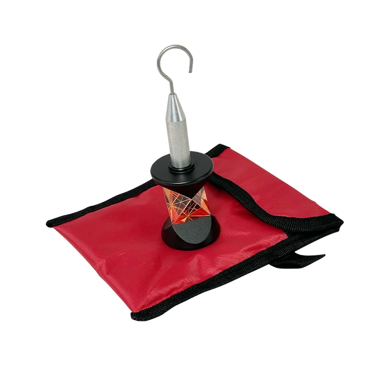 Мини 360-градусная призма с медным покрытием и крючком для тахеометра