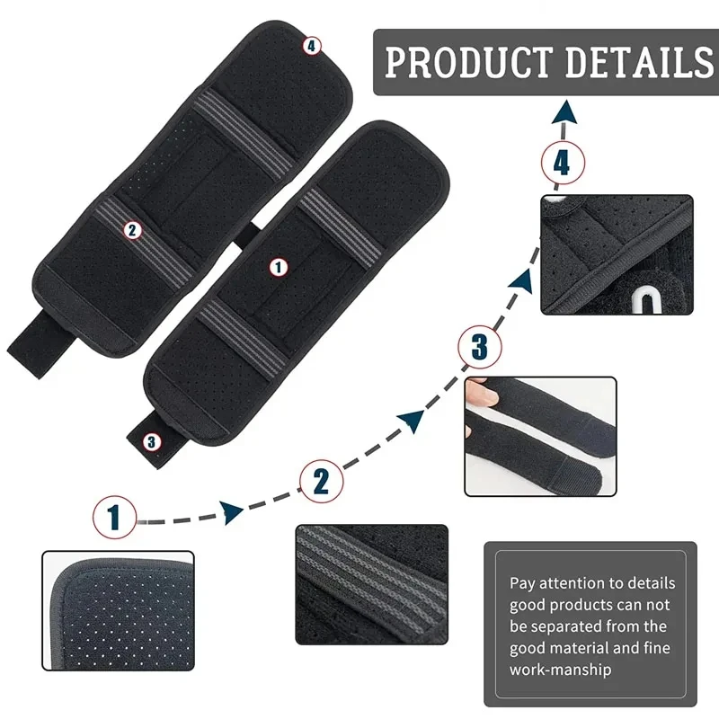 Регулируемая опора для лодыжки ходьбы с обувью Фиксированная повязка