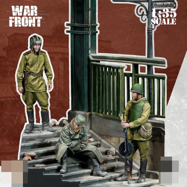 

Модель солдата из смолы 1/35, военная модель времен Второй мировой войны, Берлин упал в фигуру 921