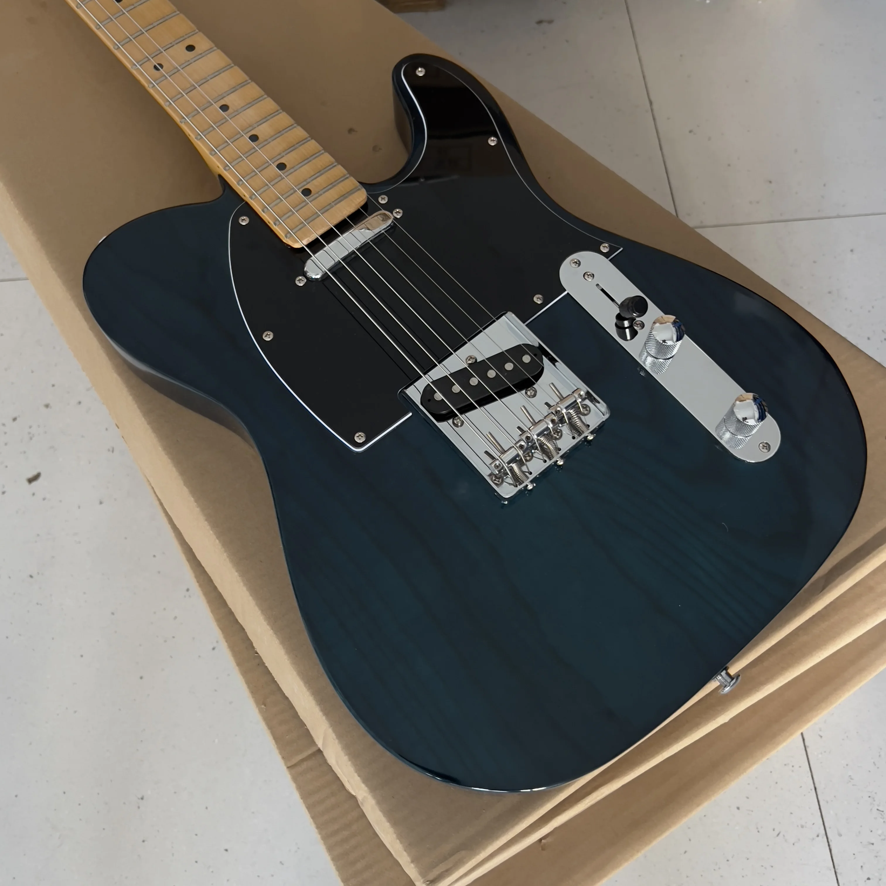 Электрическая гитара Swamp Ash Body TL ограниченная 1979 полуночная синяя фотогитара