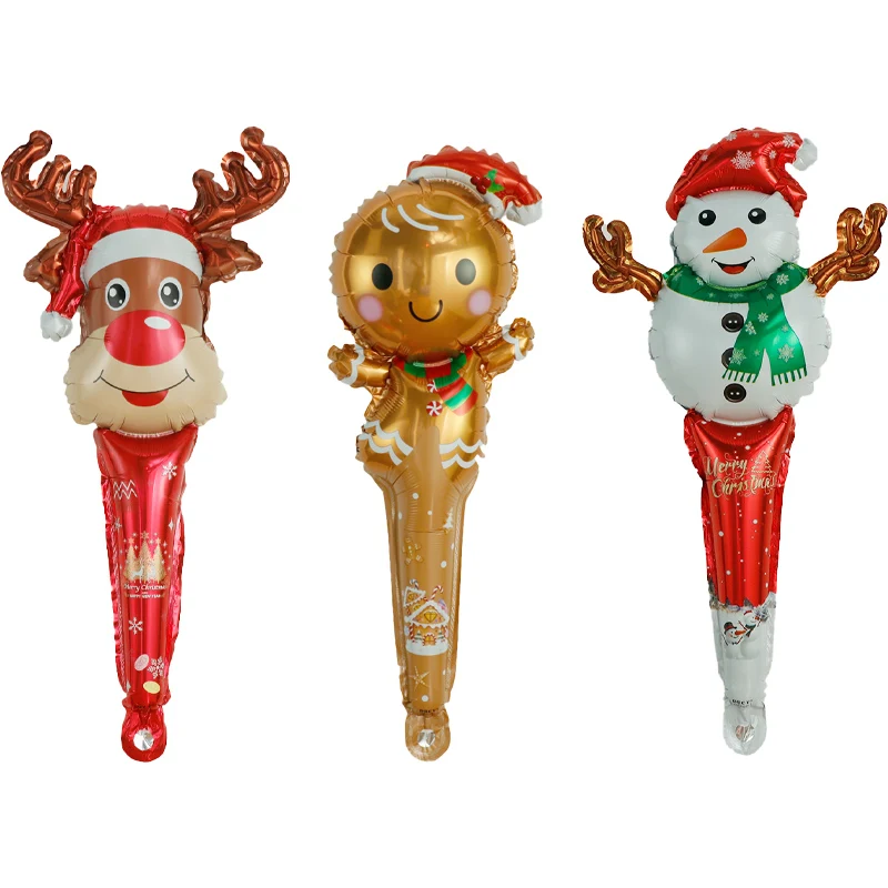 10 шт. 60 см большие рождественские воздушные шары Санта-Клаус снеговик лось