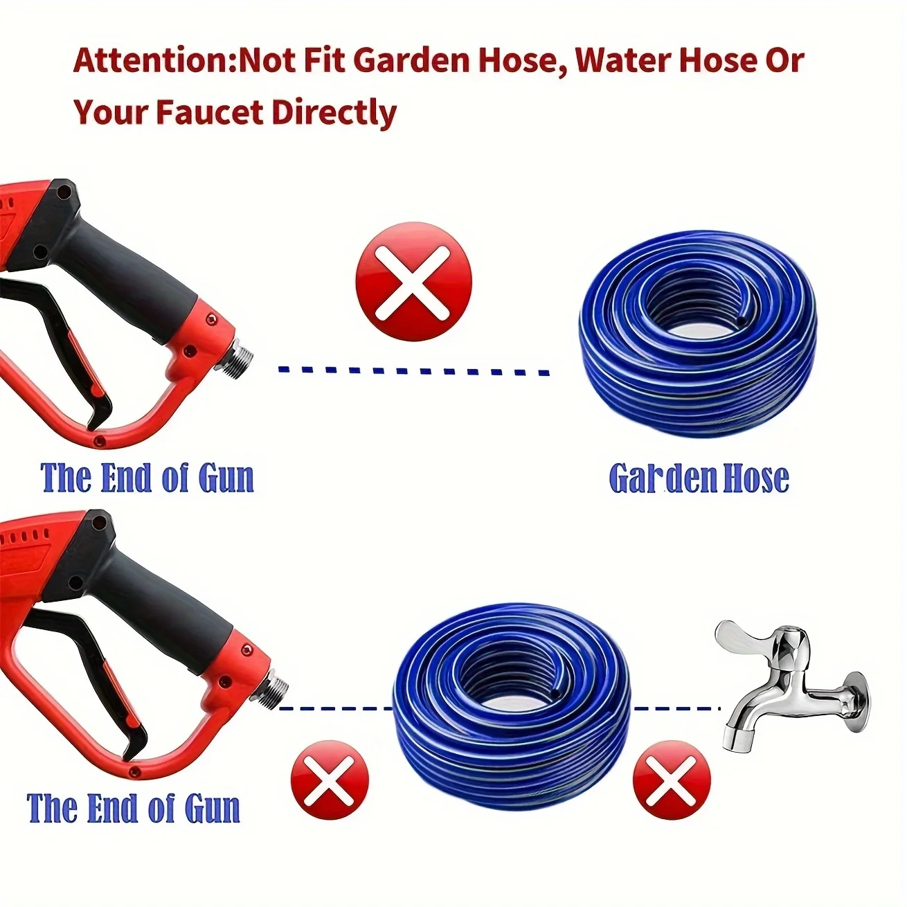 Пистолет Для Мойки Высокого Давления С Расширенными Аксессуарами Дуговой