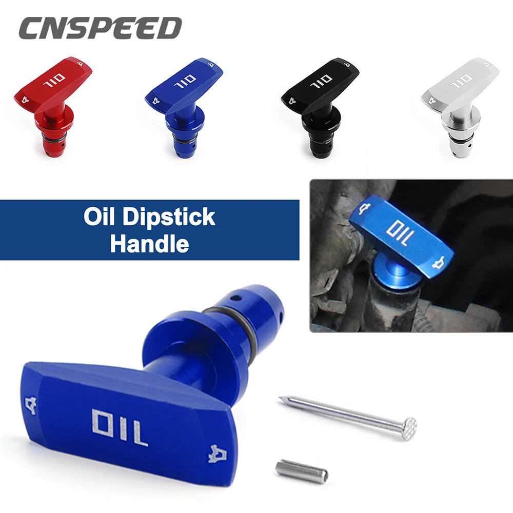 CNSPEED-varilla de tracción de aceite de coche, accesorios de aluminio para Ford Mustang GT V8 GT500 99-11