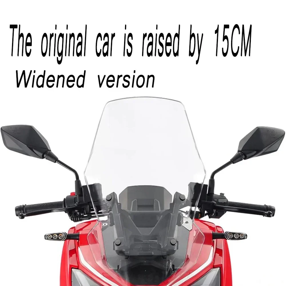 Motorcycle Windshield For QJ Moto MTX125 125MTX MTX 125 Heightened and Widened New Front Fit QJMoto