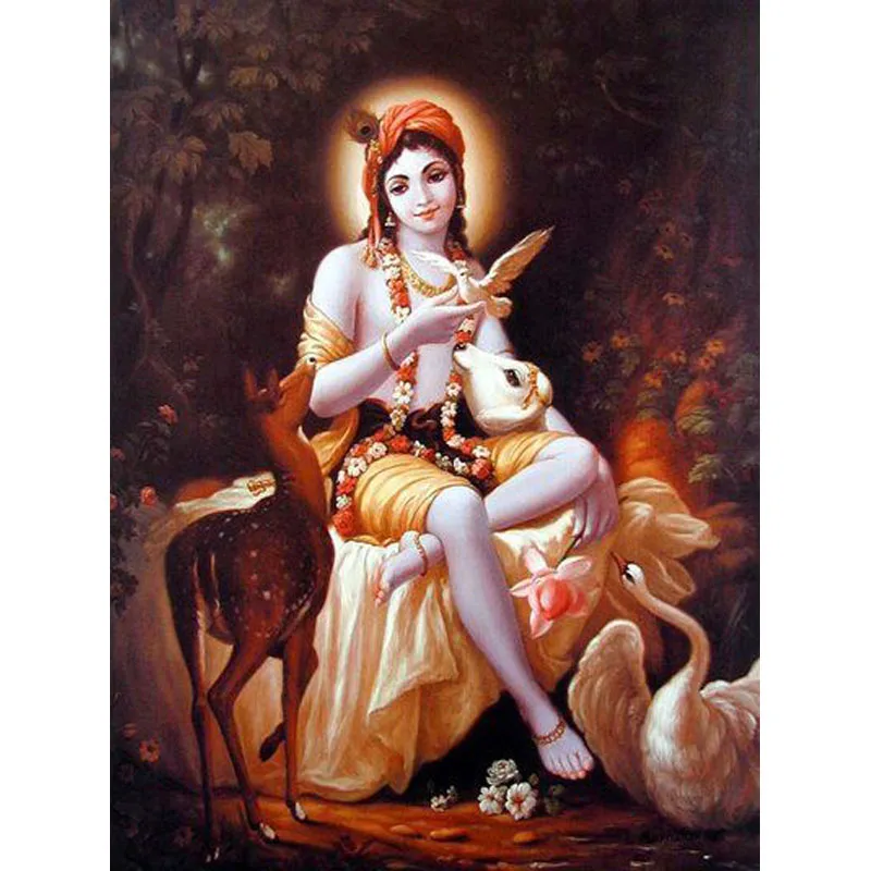 

Набор для алмазной вышивки крестиком Radha Krishna love 5D