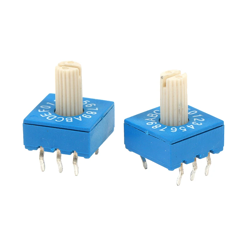 1 шт. 0-F поворотный переключатель кодировщика с ручкой 16-битный 8421C положительный