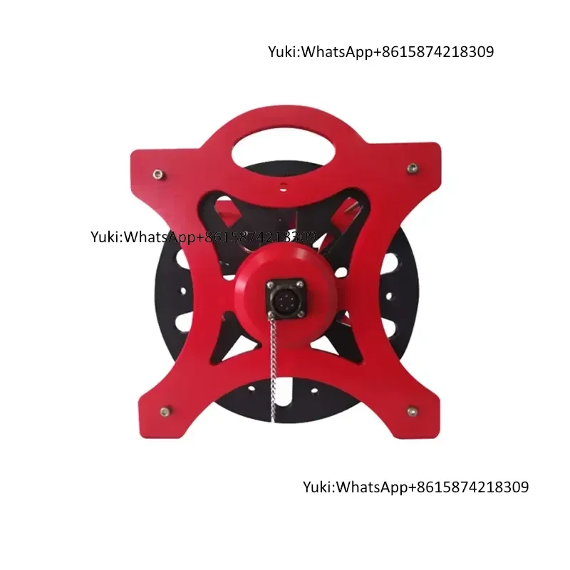 Фото Ручная выдвижная катушка с рамкой из POM R107-D11L100 с опорой из нержавеющей стали 316L для дронов, с контактным кольцом №4