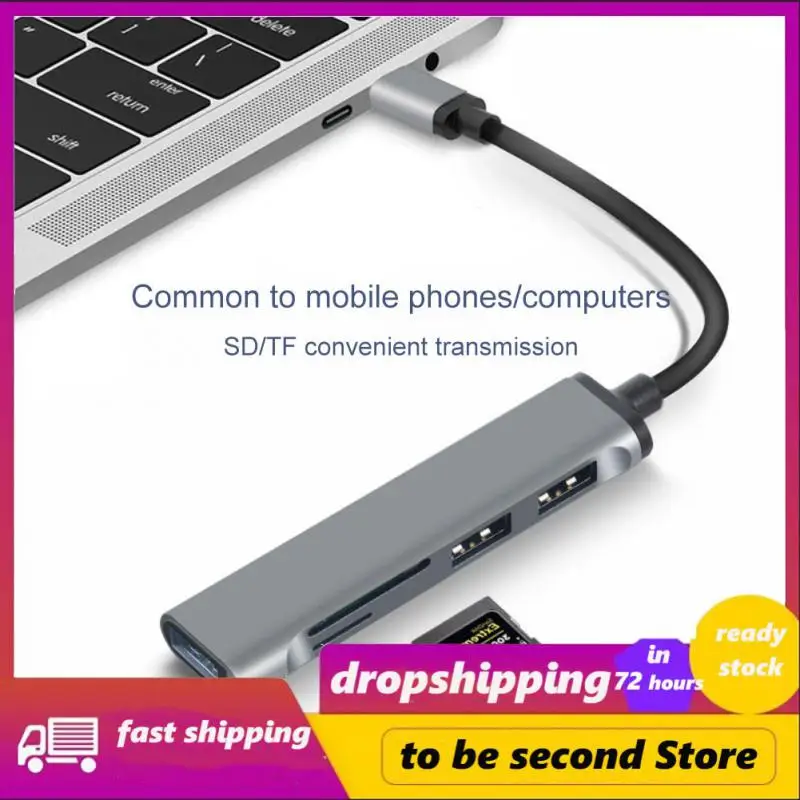 

Portable High Speed Usb Split Hub Converter For Macbook 13 15 Card Reader Multiport 5 In 1 Usb 3.0 2.0 Hub Splitter