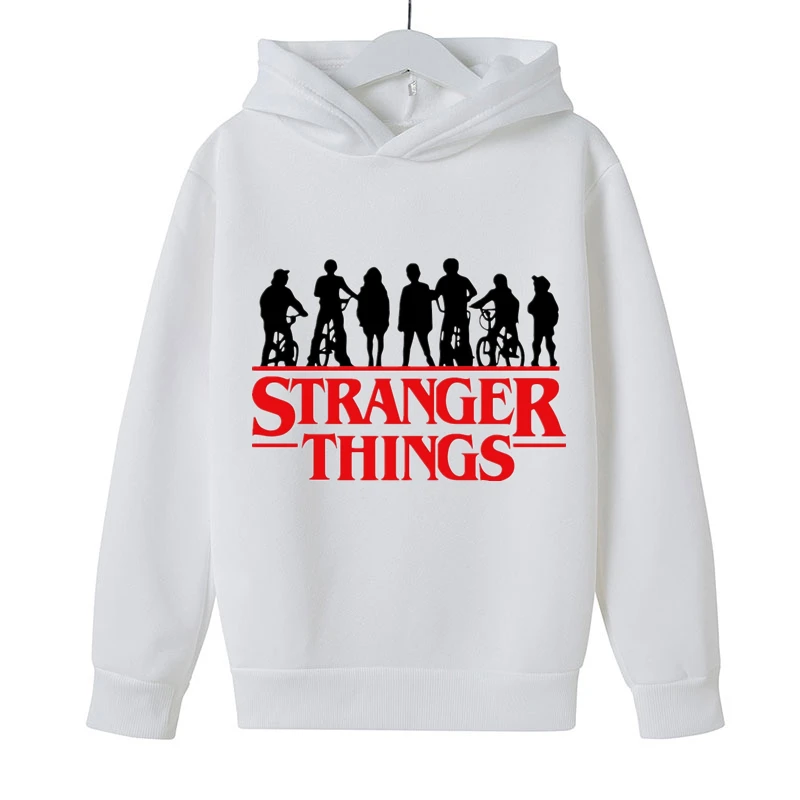 

Winter Stranger things Sweatshirt Anime Clothing Boy Hoodies Autumn Thin Hoodies for Girls Kids Jogging Clothes Hoodies for Teen