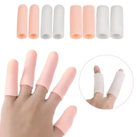 5pcs silicone gel tubes finger little toe protector corn blister pain relief sleeve cover toe separators foot care tool d2218