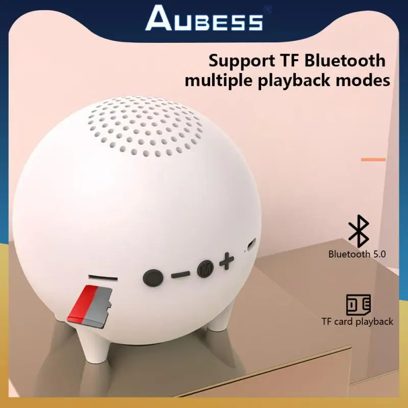 

40hz-20khz Subwoofer Stereo Sound Mini Speaker Hifi Creative For Outdoor Tf Card Music Player Wireless Car Audio New