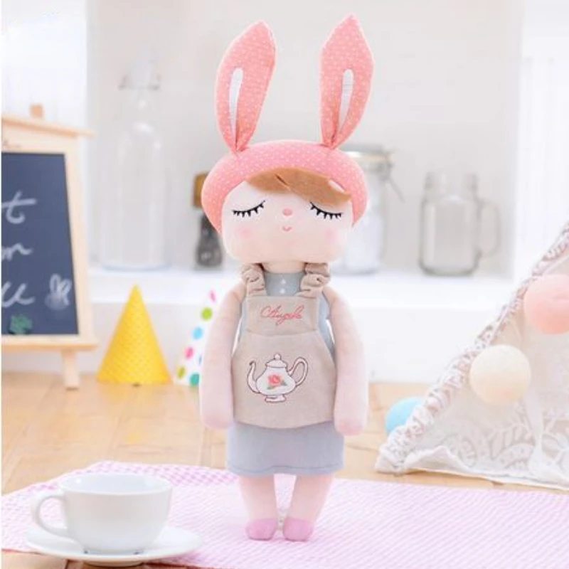 

Оригинальные новые стильные уникальные подарки милая кукла Ангела Кролик Metoo Детская плюшевая кукла для детей велосипед чайник пудинг