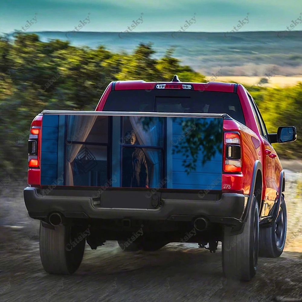 Наклейка на автомобиль Майкл Майерс модификация заднюю часть грузовика подходит