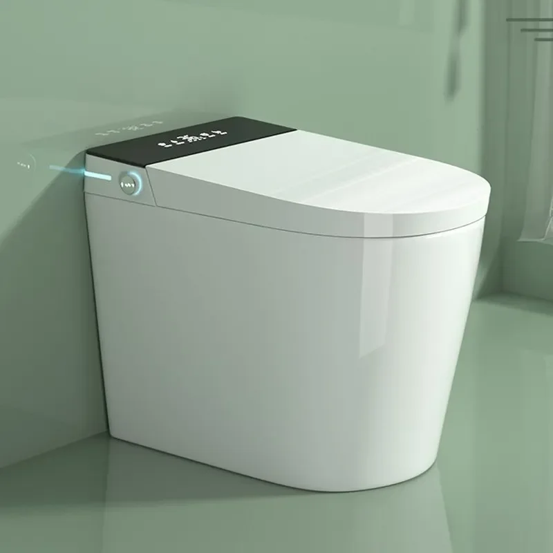 Фото Умный унитаз Light Smart Toilet 58 см с автоматическим мгновенным нагревом воды, не требующий подключения к водопроводу, для небольших квартир, отелей, гостиниц и проектов B&B №1