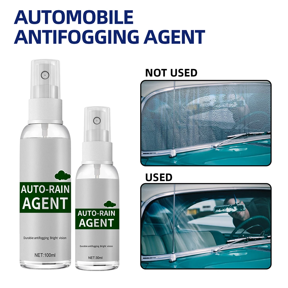 

100ML Auto Glass Film Coating Agent Waterproof Rainproof Anti-fog Spray Car Windshield Window Glass Coating Waterproof Agent