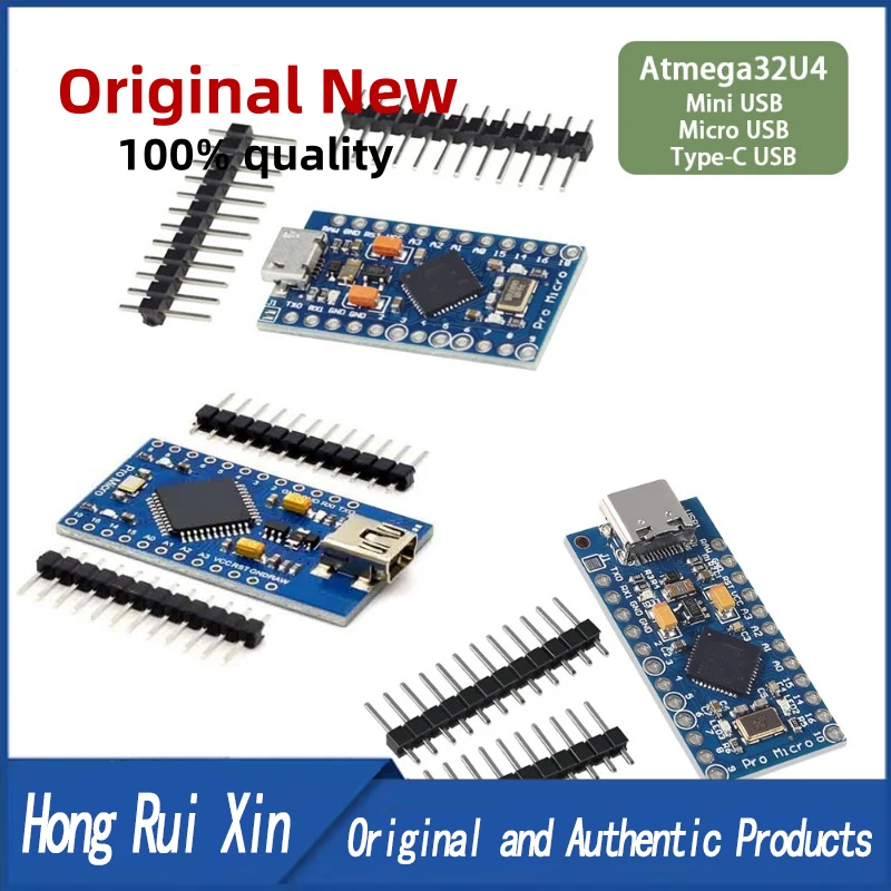 Новый модуль Pro Micro для Arduino ATmega32U4 5 В/16 МГц с 2-рядным штыревым разъемом Для