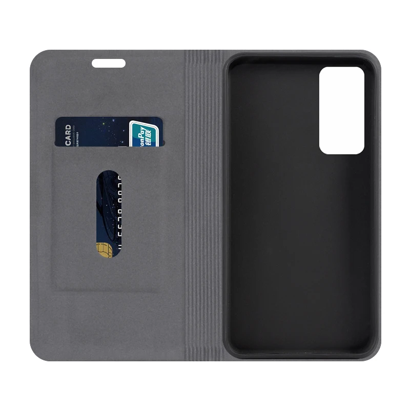 Чехол-книжка из искусственной кожи с текстурой древесины для Xiaomi Mi 12 12x12S