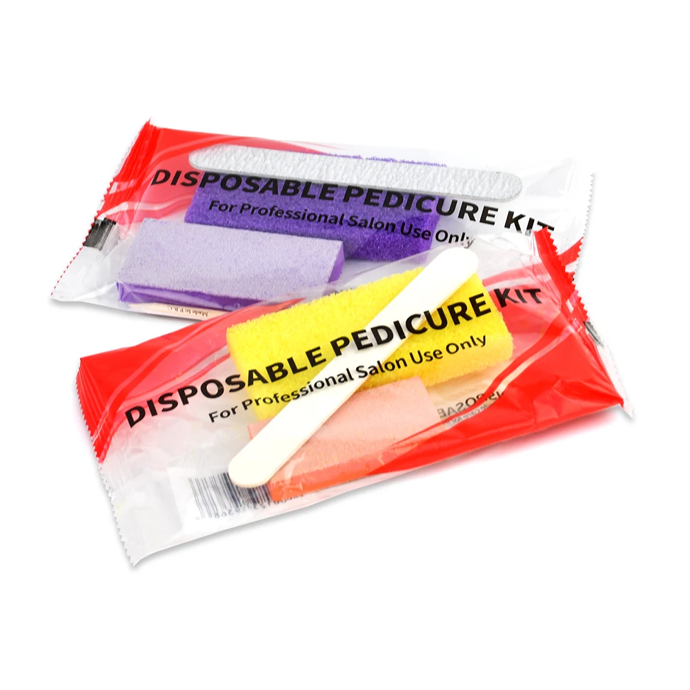 

100 Sets Professional Disposal Pedicure Kits Nail Tools Manicure Set for Woman Acrylic Nail Kit Toenail Nail Tips Nail Care Kit