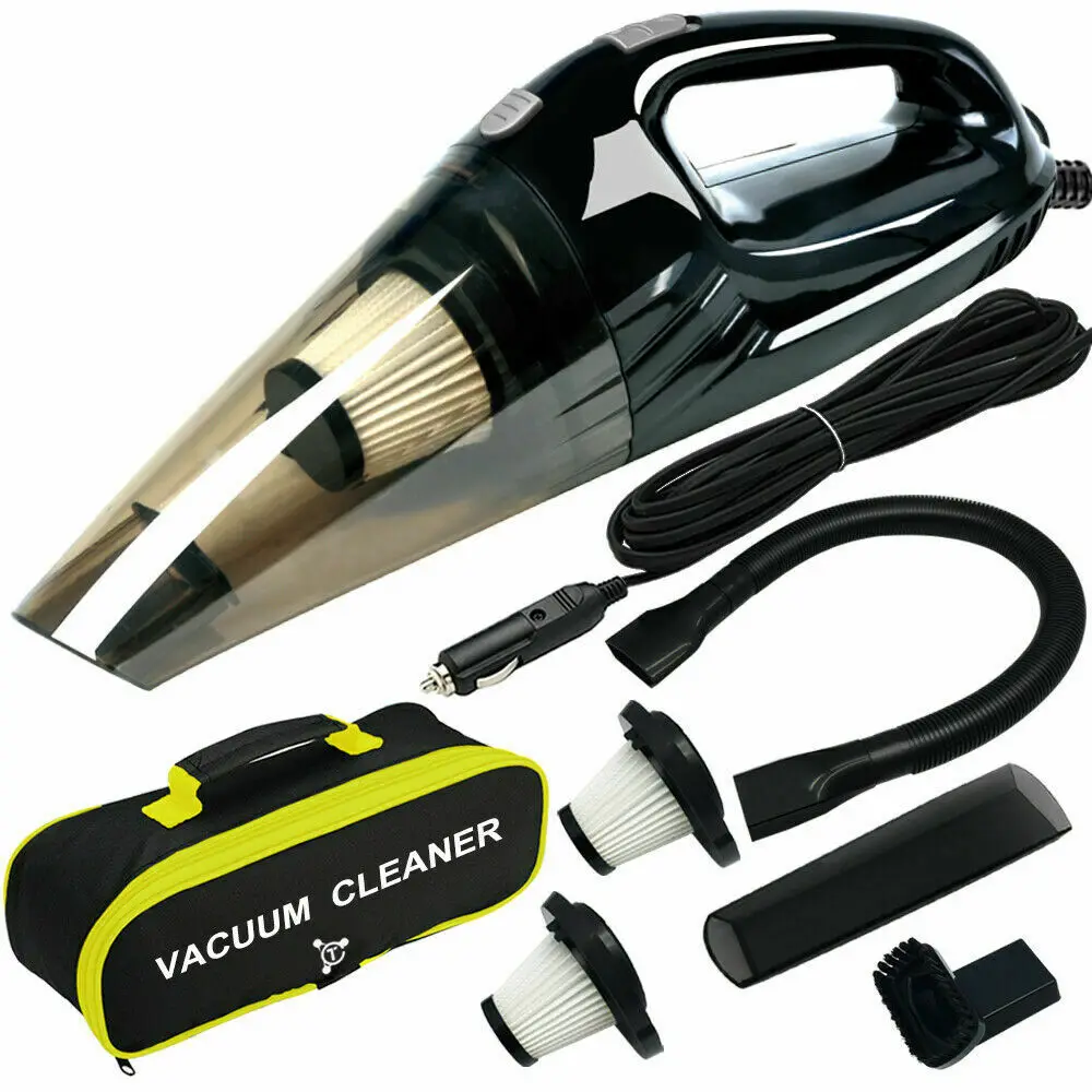 

Car Vacuum Cleaner, High Power DC12-Volt Wet & Dry Powerful Suction Handheld