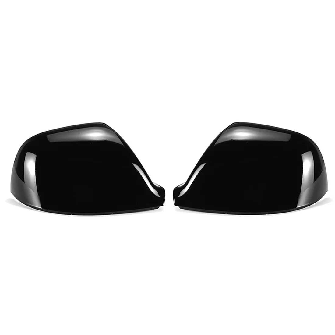 

Глянцевые черные крышки для зеркал, Сменные крышки для бокового зеркала заднего вида для VW Transporter T5 T5.1 T6 2010-2019