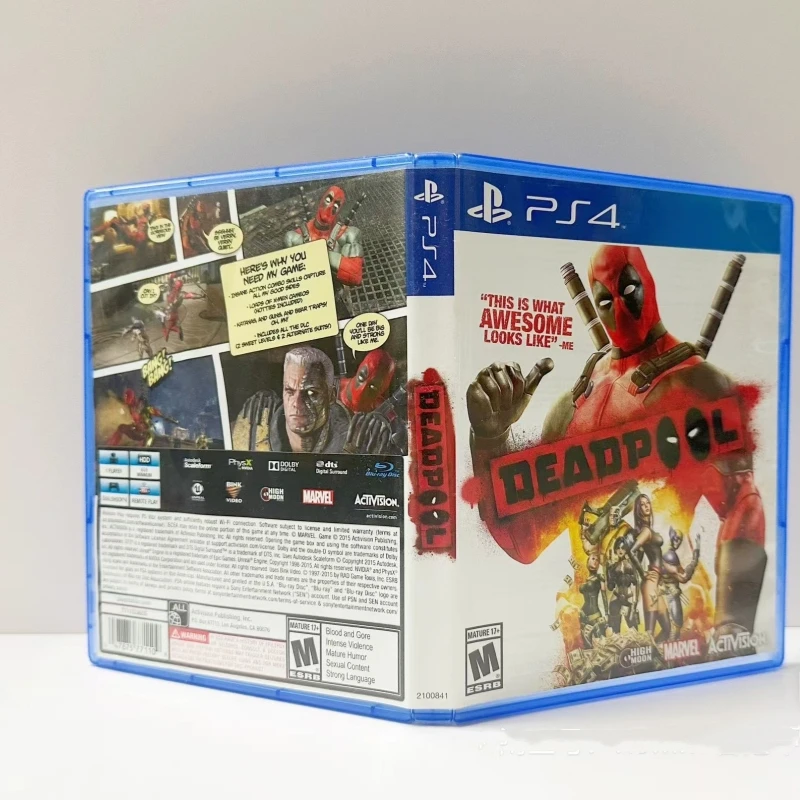 Sony Playstatio4 PS4 Подлинная подержанная игра CD Dead Pool Playstation4 игровая карта SONY Ps4 игры