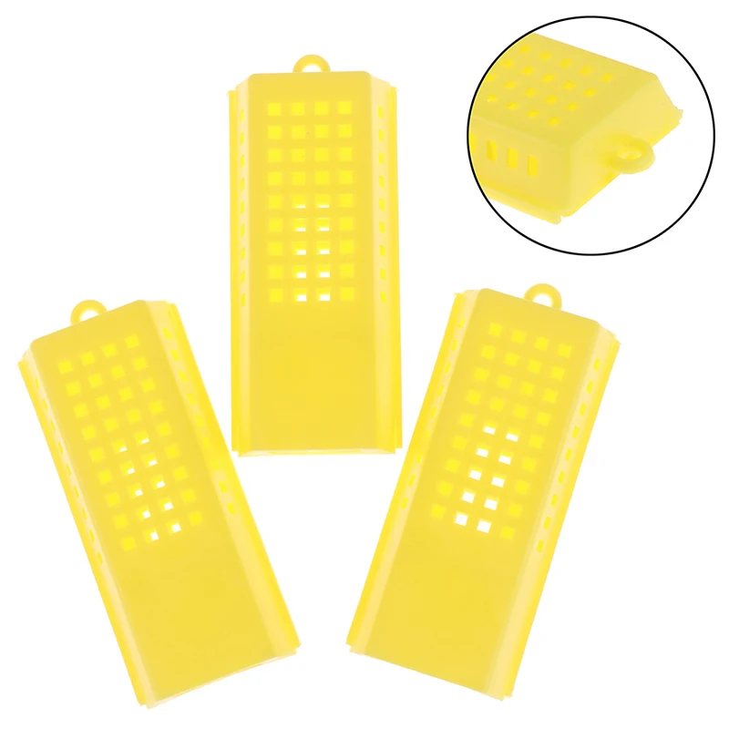 

10Pcs/lot Professional Queen Bee Cage Catcher Plastic Beekeeping Travelling Butler 7.9*3.6*1.4cm