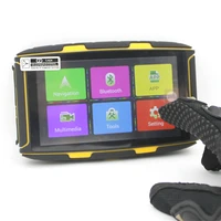 5 inch waterproof gps navigator for all vehicle support motorcycle helmet bt intercom headset