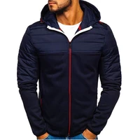 eridanus new casual zipper mens hooded spring autumn splicing fashion sweatshirt jacket for men colorblock cardigan male mwj256