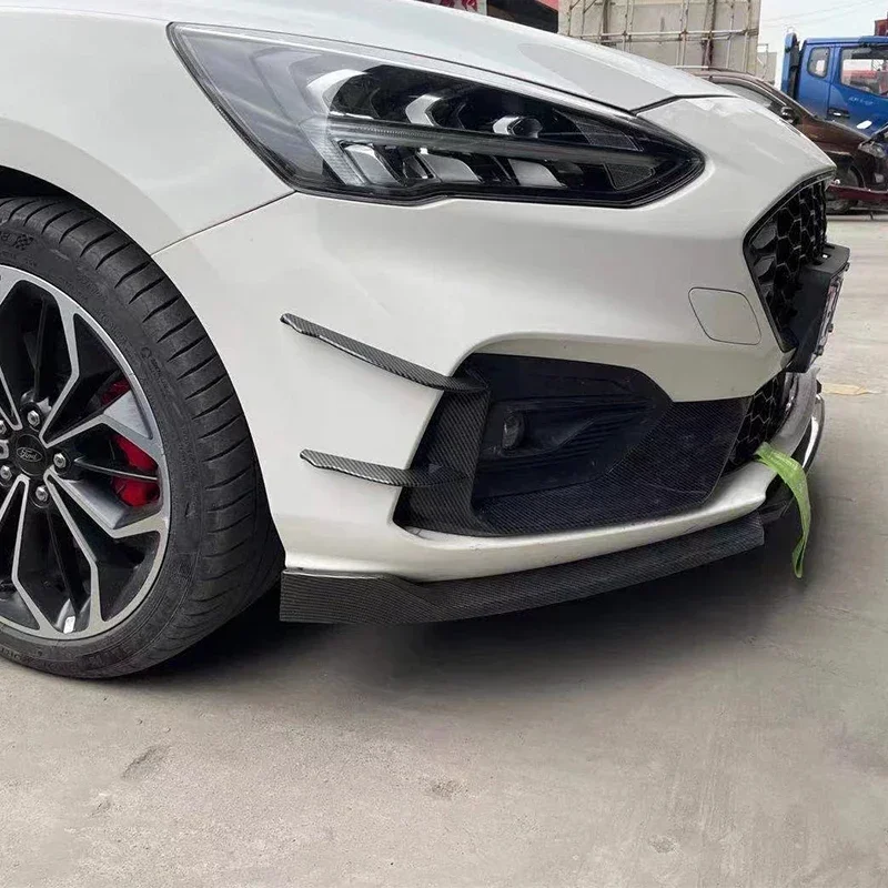 Фото Передний диффузор Maxton Shovel для Ford Focus Mk4 ST/st-line 2019-2021, передний спойлер, автоаксессуары, нижняя защита переднего бампера №4