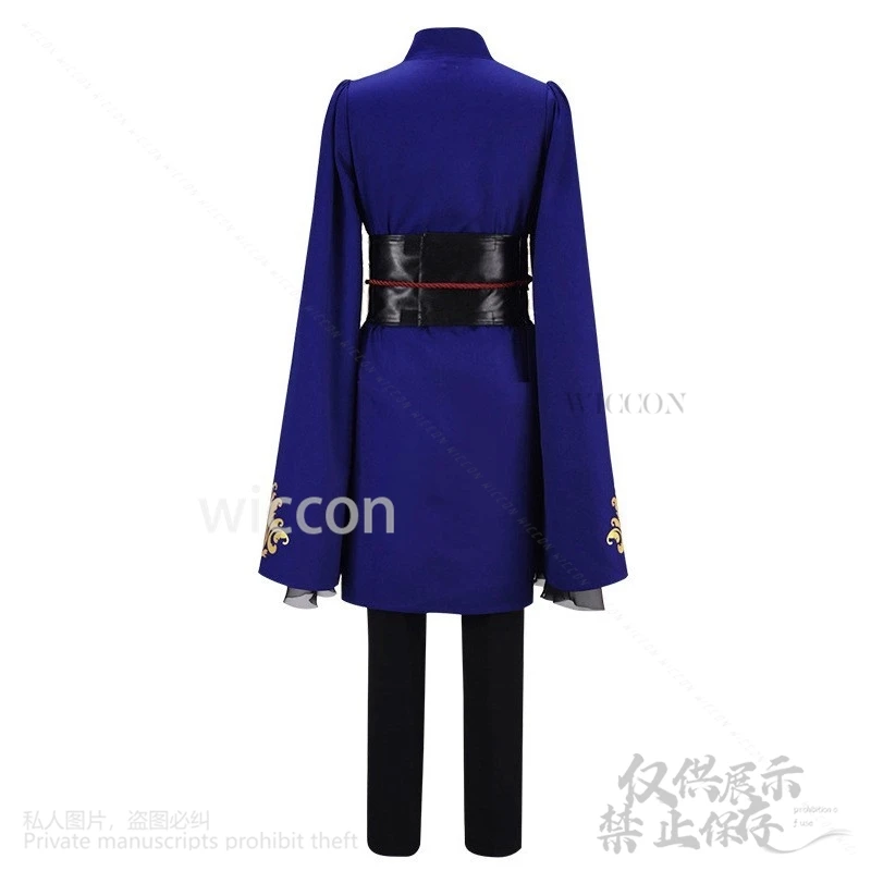 Аниме игра Twisted Wonderland Snow Whitee косплей костюм Epel Felmier кимоно фиолетовое платье