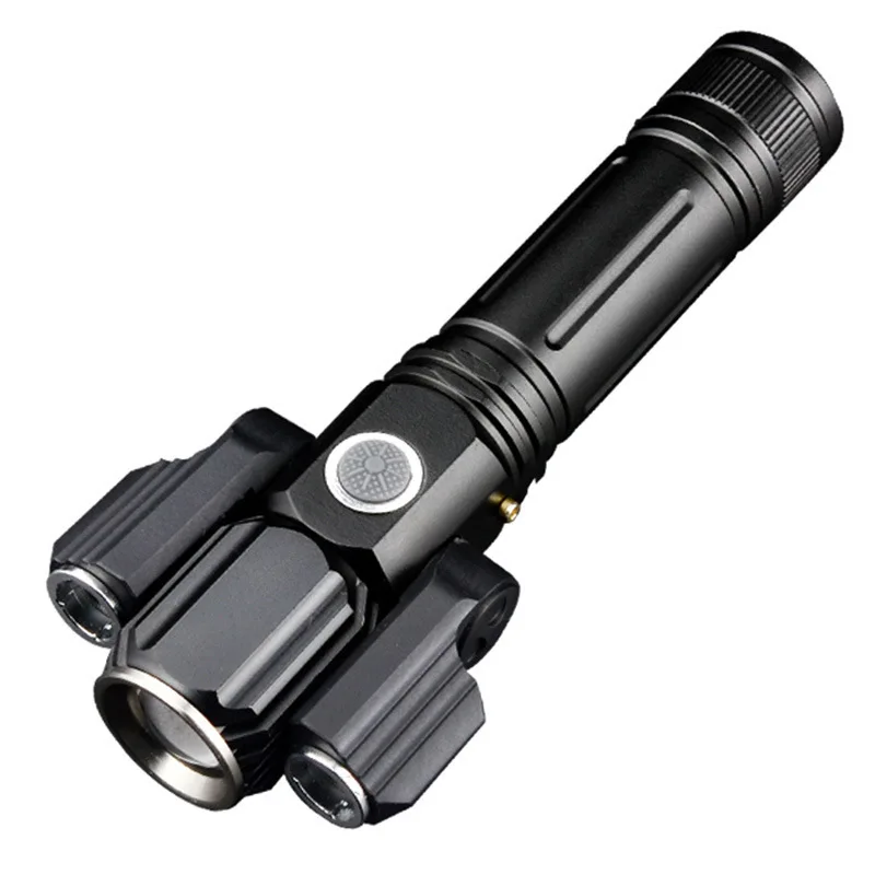 

camping High Power Rechargeable Led Flashlight Bicycle Lighting Strong Flashlight uv light Flashlight linterna outdoor lighting