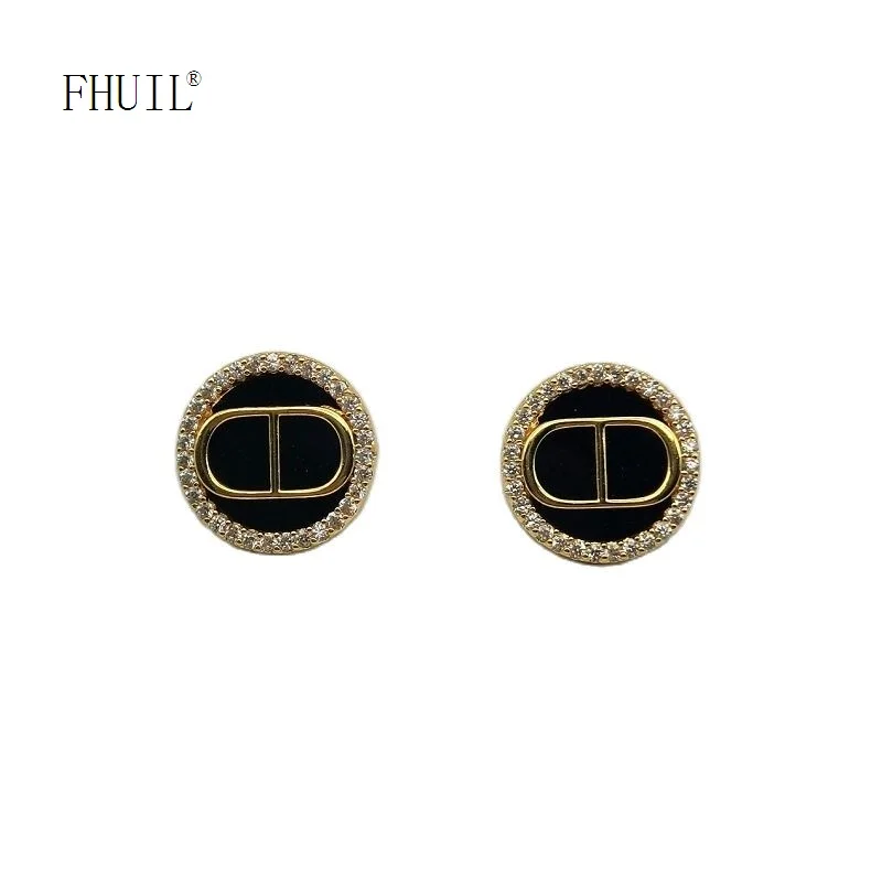 

Fashion Gold Plated Stud Earrings For Women 2023 Trending Designer Jewelry Cute Romantic Jewelry Wedding Party Gift