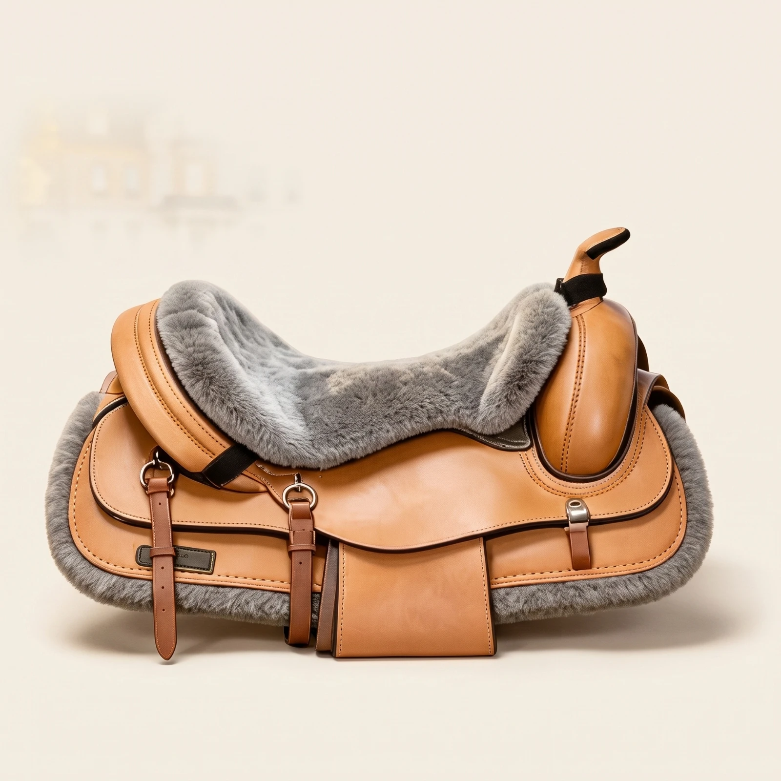 Фото Флисовая подкладка для седла Western Saddle Pad: легкая, с амортизацией, для всадников, для верховой езды и прогулок. №5