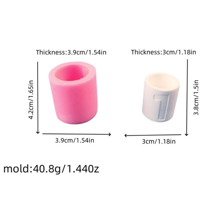 2023 Новый компактный номерной подсвечник силиконовая форма деликатный для