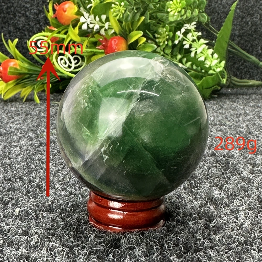 

Кварцевый хрустальный шар с флюоритом