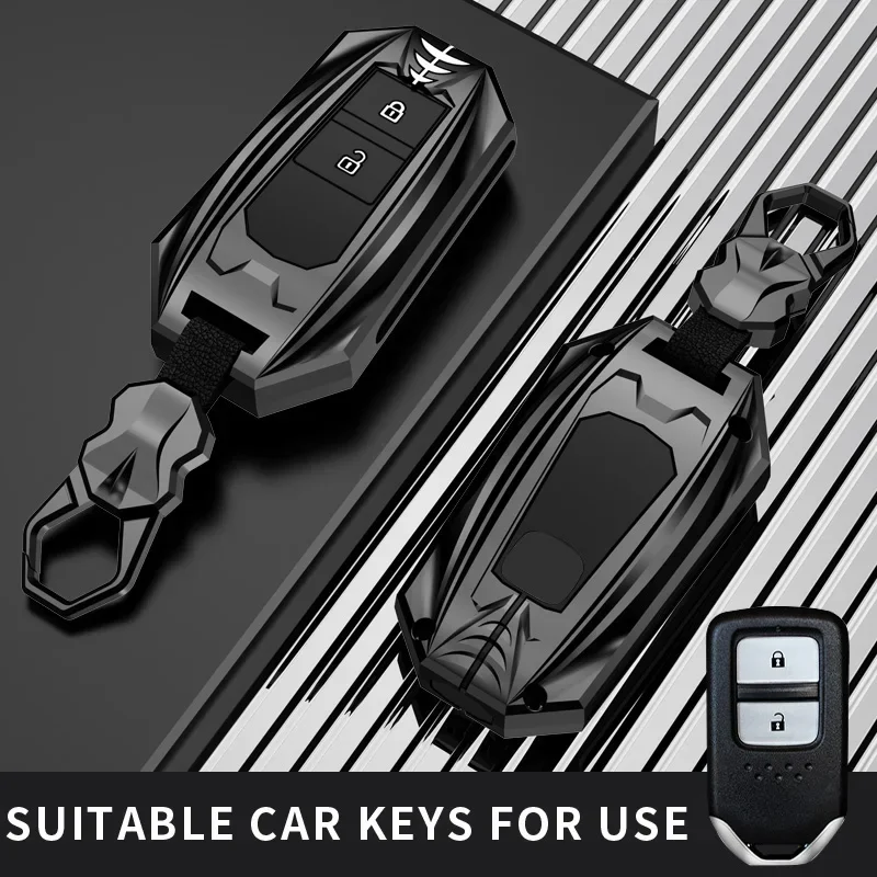 Фото Подходит для сумки для ключей Honda, чехол с пряжкой и кольцом, чехол Vezel City Civic Jazz BRV BR-V HRV Accord EX EXL Crv Pilot Ridgeline ODYSSEY №3