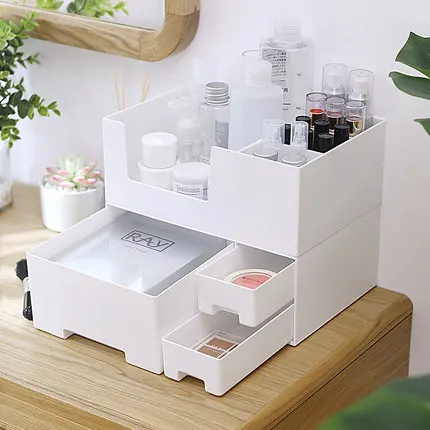 

Makeup Drawers Organizer Box Storage Box Jewelry Container Make Up Case Cosmetic Office Boxes Make Up Container Boxes New