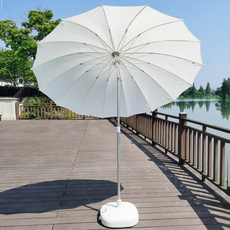 

Большой Пляжный портативный солнцезащитный зонт для рыбалки с защитой от дождя. Вращающаяся головка для двора, сада, Солнцезащитный зонт