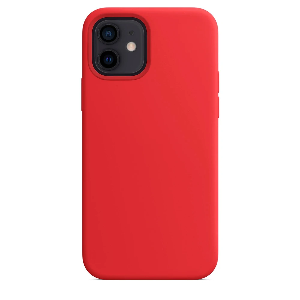 Силиконовый чехол Silicone Case для iPhone 12 Mini красный