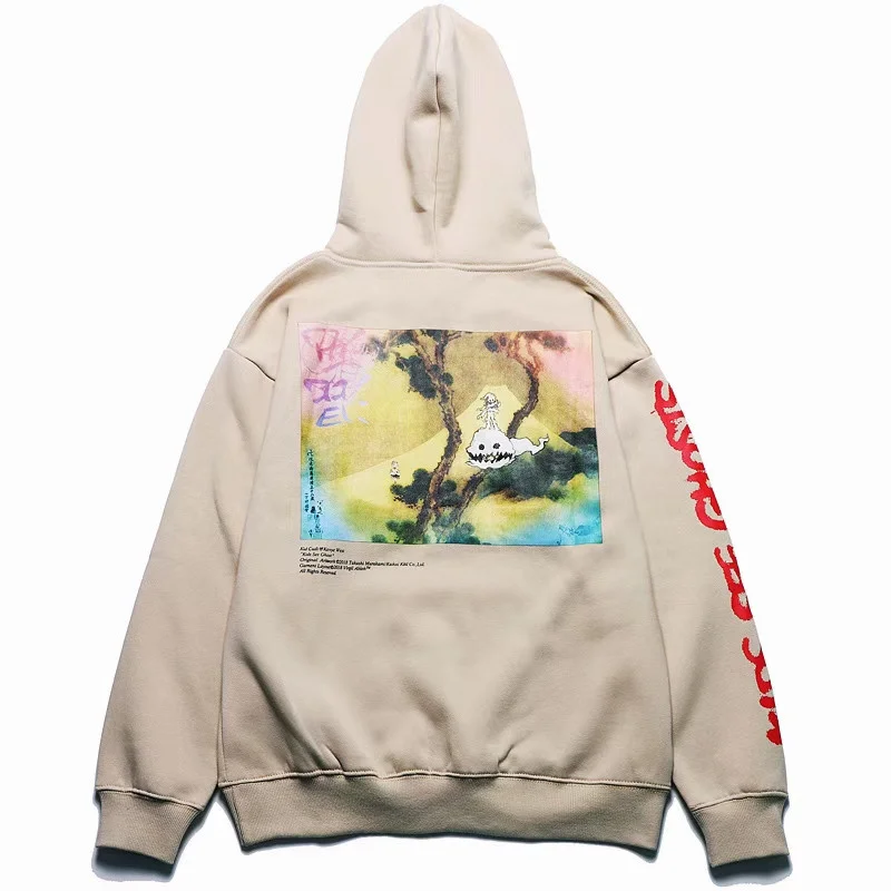 

Luxury Brand high quality 2023ss KIDS SEE GHOSTS Hoodie Men Women Pullover Kid Kudi seven songs Graffiti Print Kanye West Hooded