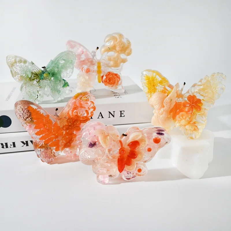 Силиконовая форма сделай сам для изготовления различных бабочек свечей мыла в