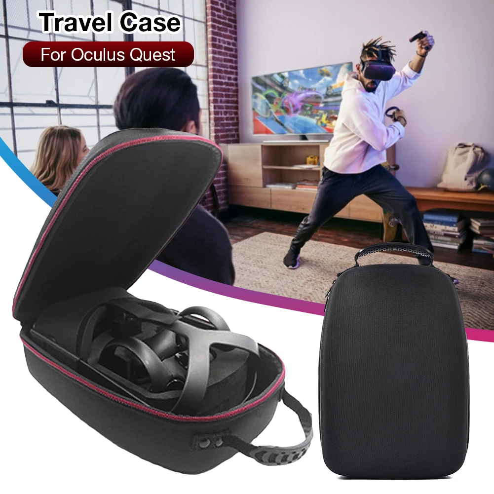

Portable Storage Bag For Oculus Quest 2 VR Headset Shockproof Virtual Reality Travel Carrying Case For Quest/Quest 2 Accessories