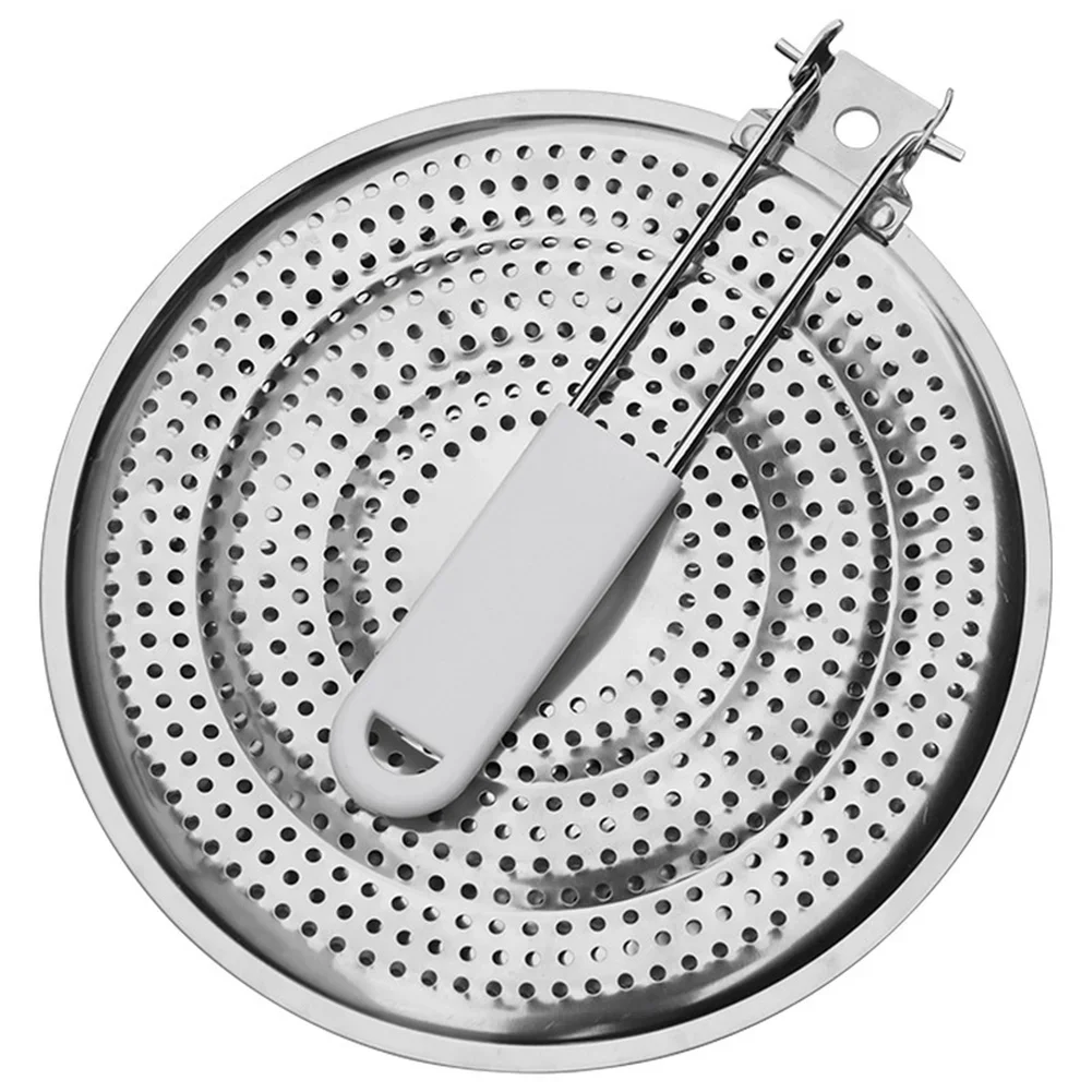 Фото Теплорассеивающая пластина из нержавеющей стали для газовых и электрических плит 40x20x3 см, предотвращает растрескивание посуды. №3