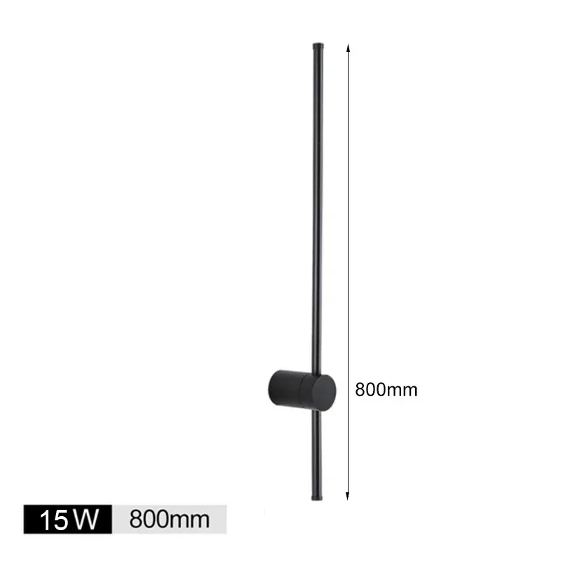 

Настенный светильник ZEROUNO 80 см черный