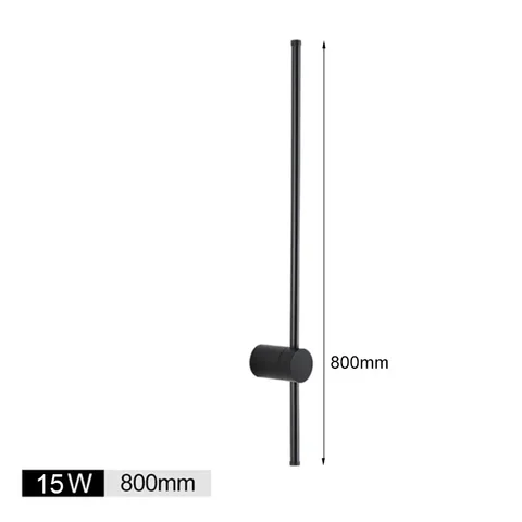 Настенный светильник ZEROUNO 80 см черный